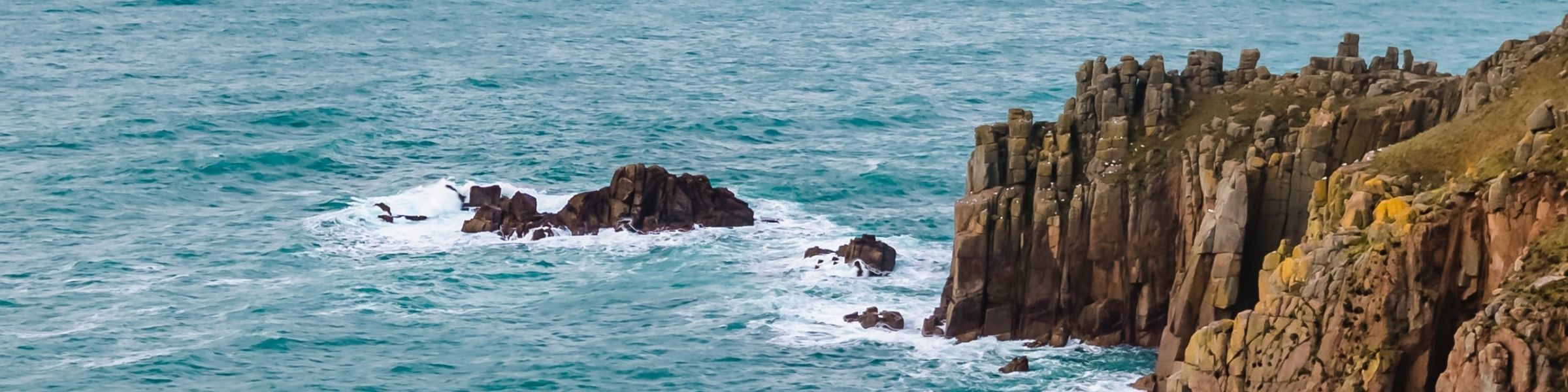 White cliffs overlooking English Channel