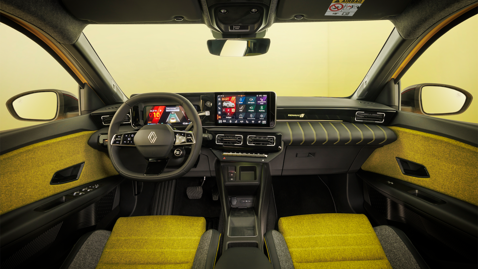 Dashboard of Renault 5 concept car