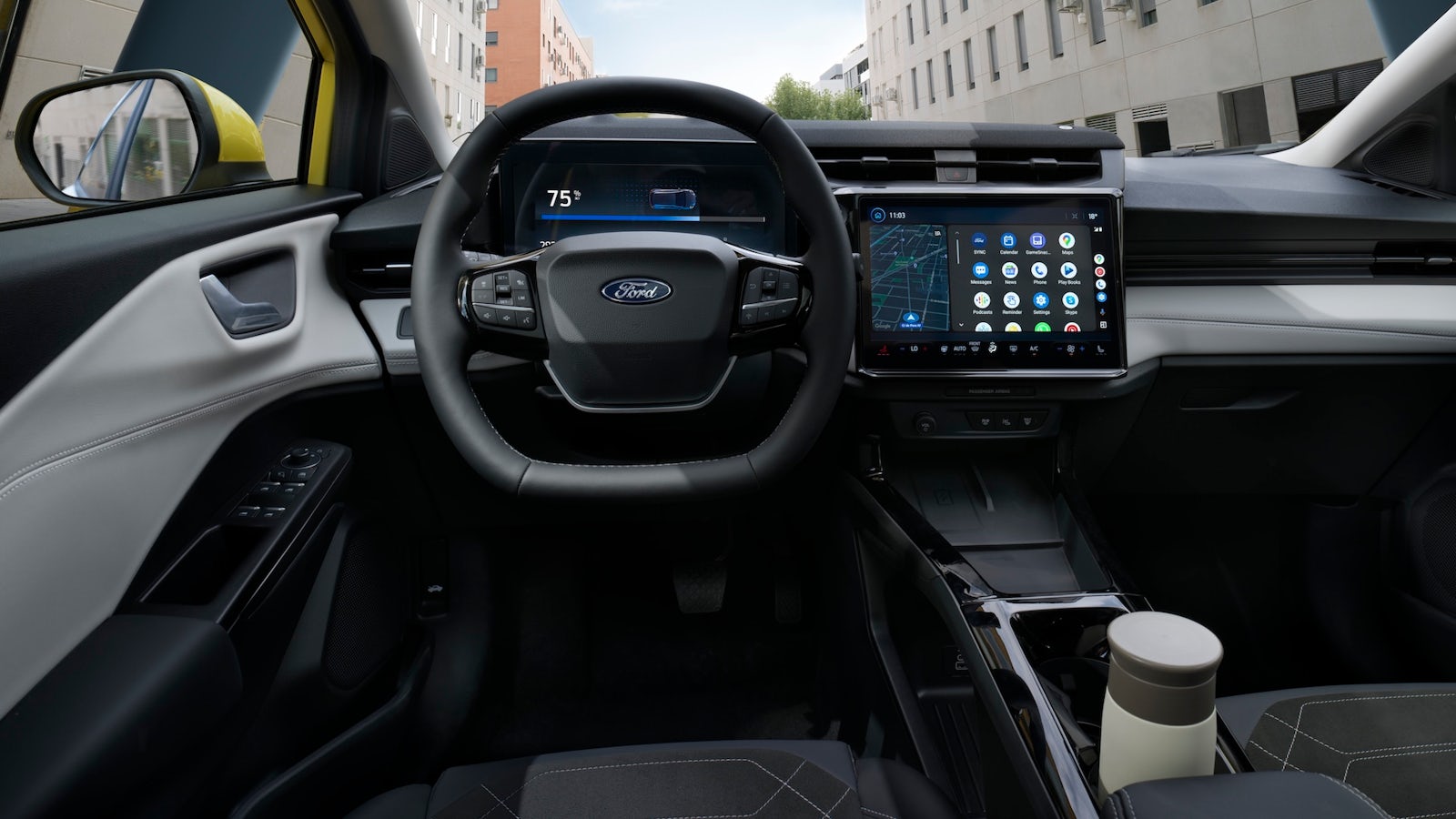 Ford Puma Gen-E interior cockpit view