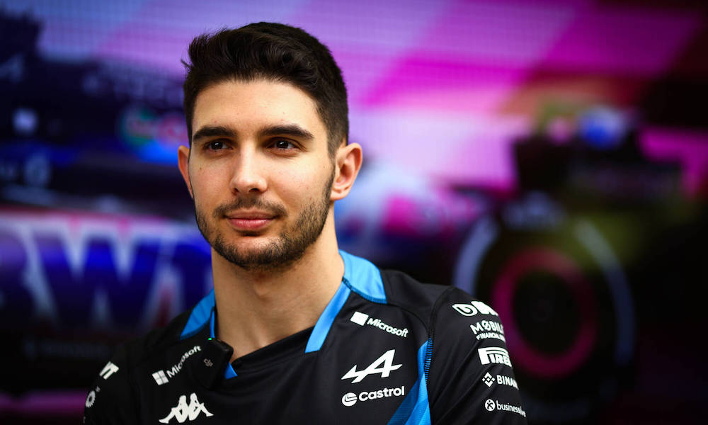 Esteban Ocon in Alpine F1 gear