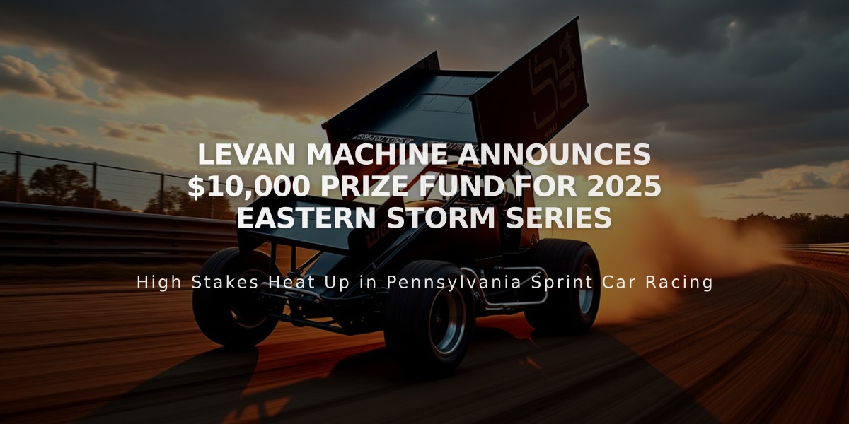 Levan Machine Announces $10,000 Prize Fund for 2025 Eastern Storm Series