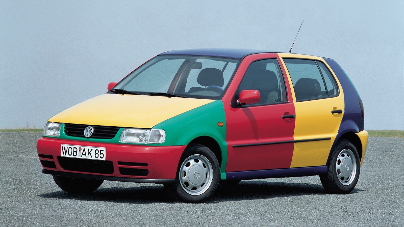 VW Polo Harlequin in multicolored panels