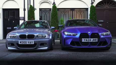 Two BMW M3 and M4 cars