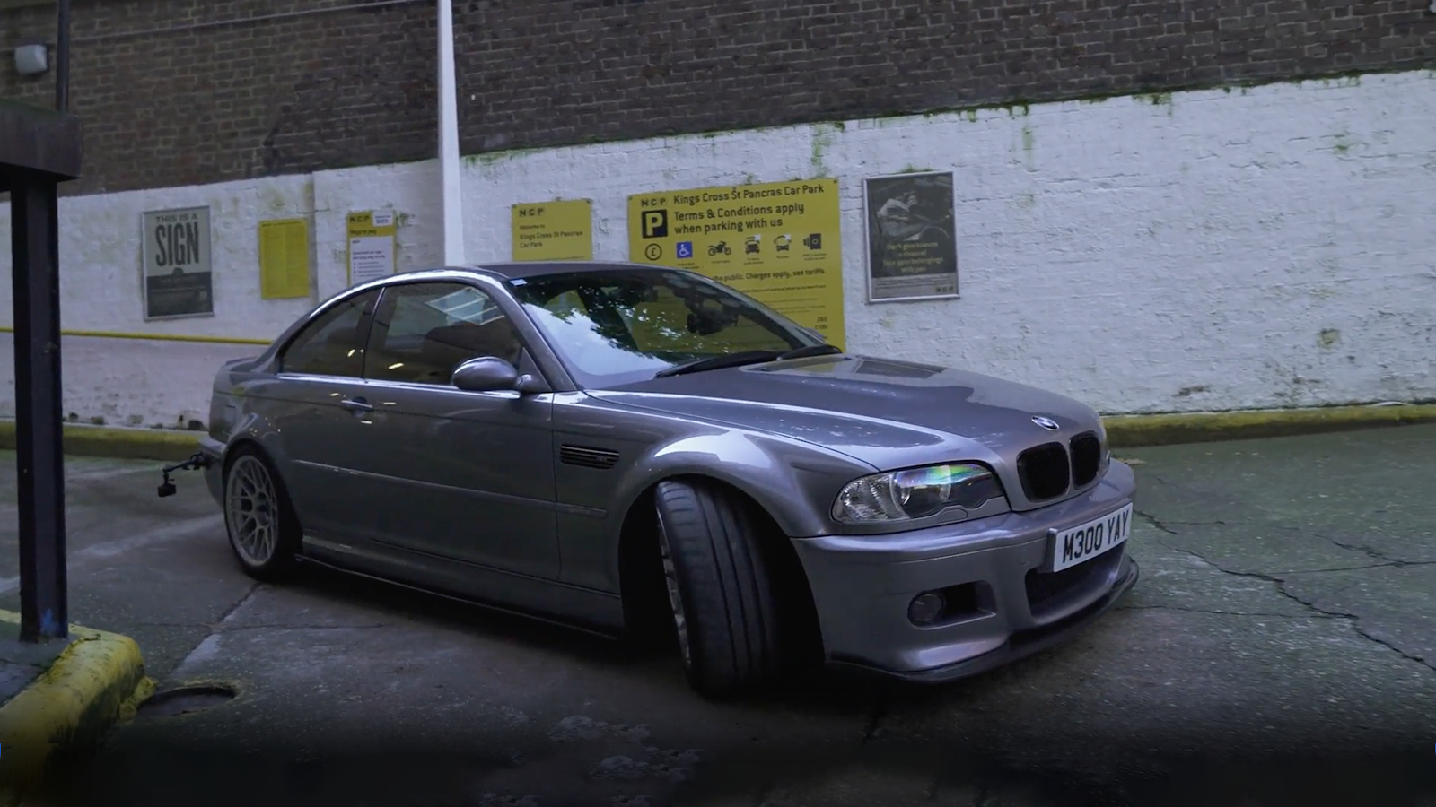 BMW E46 M3 on mountain road