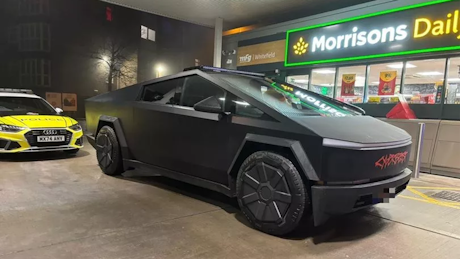 Tesla Cybertruck exterior view