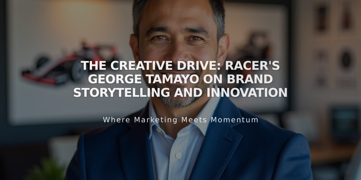 The Creative Drive: RACER's George Tamayo on Brand Storytelling and Innovation