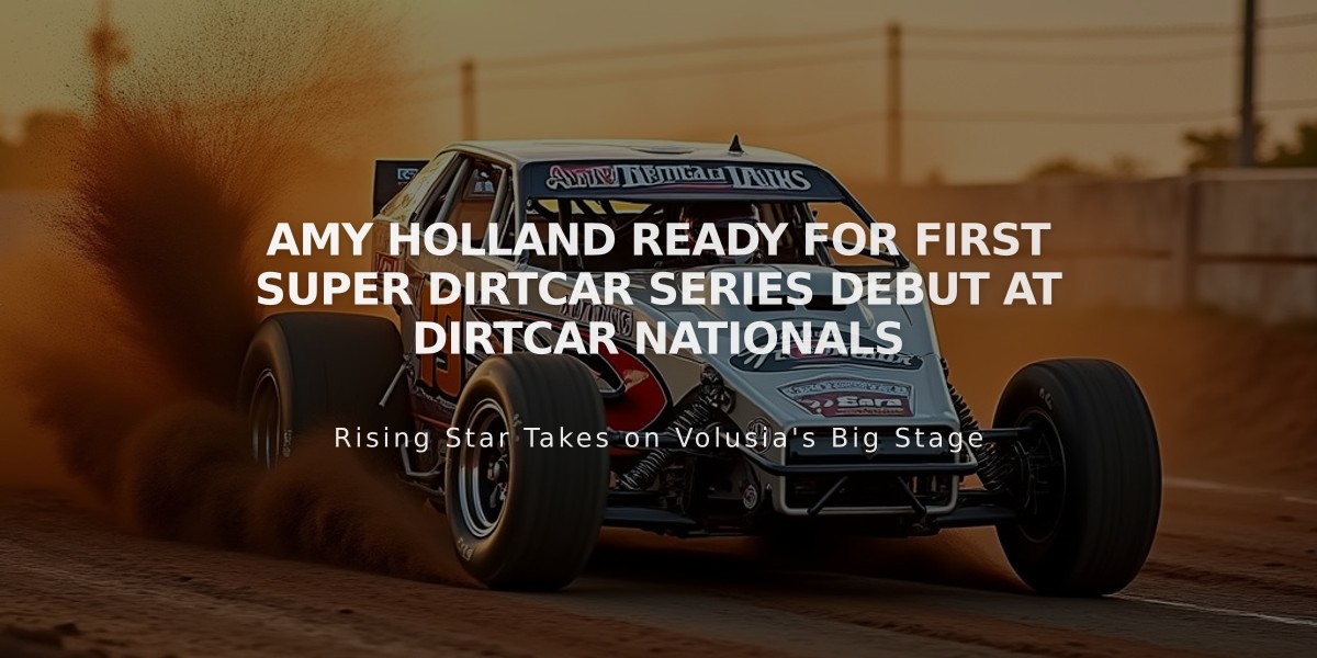 Amy Holland Ready for First Super DIRTcar Series Debut at DIRTcar Nationals