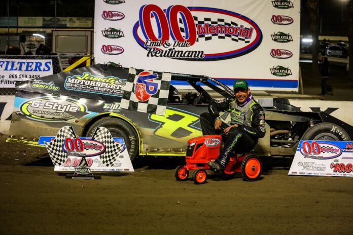 Kyle Strickler on Reutimann tractor