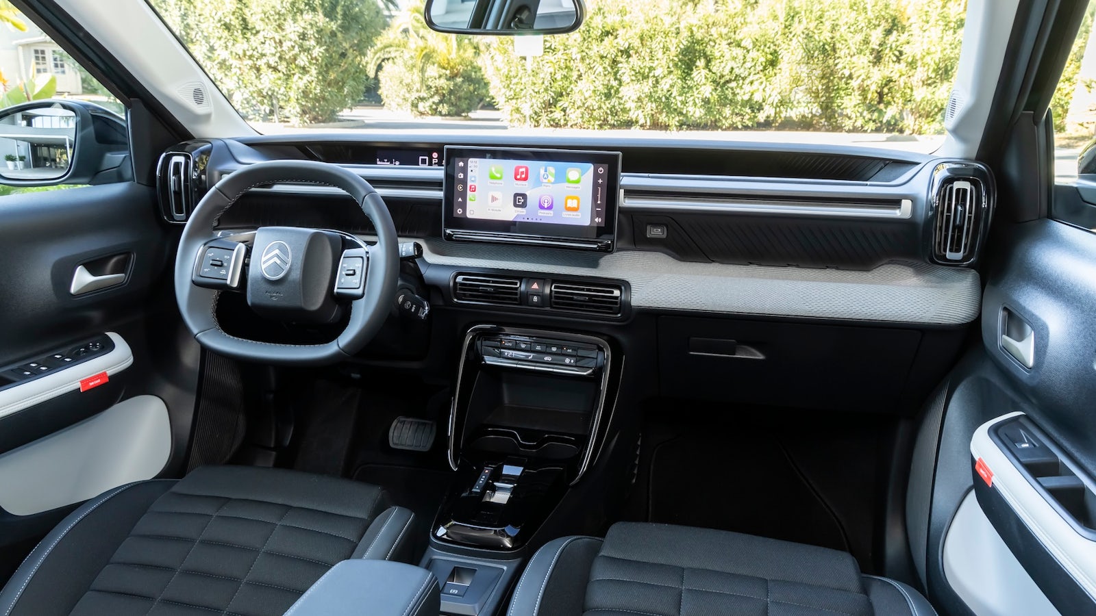 Interior dashboard view of C3 Aircross