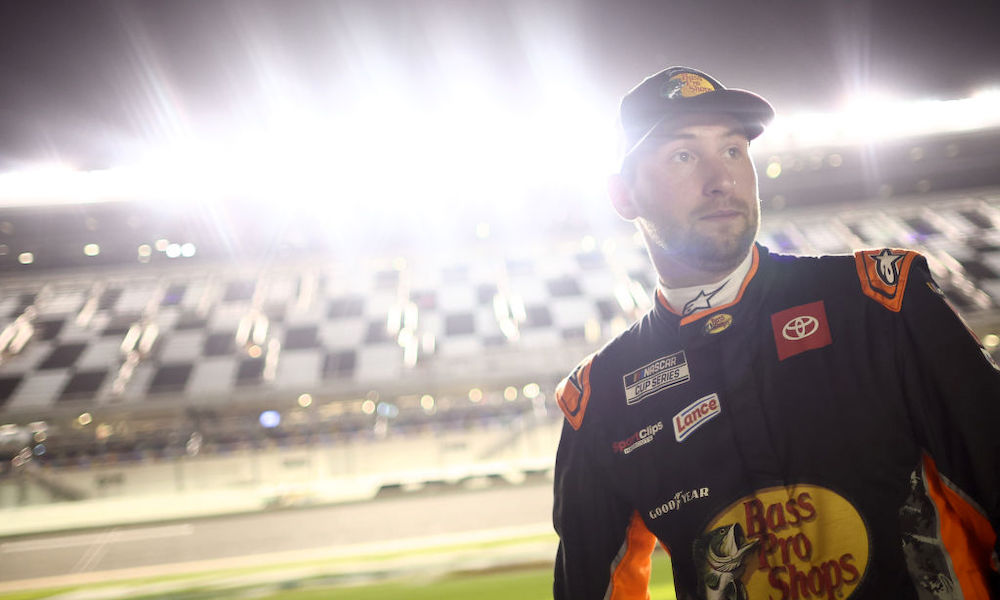 race driver celebrating after race victory