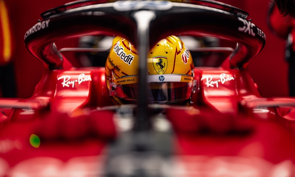 Ferrari F1 car at Barcelona testing