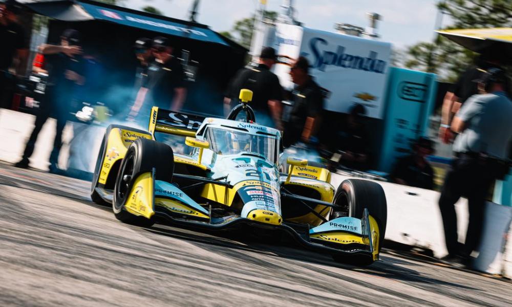 IndyCar testing at Sebring racetrack