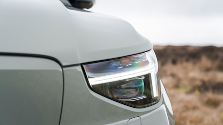 Volvo XC40 Recharge front light detail