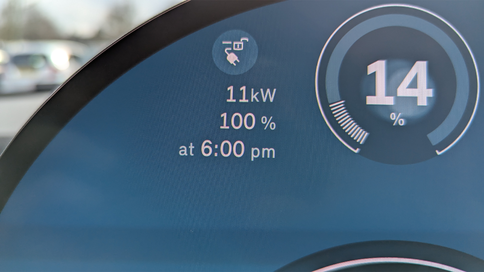 Electric Mini Cooper charging time chart