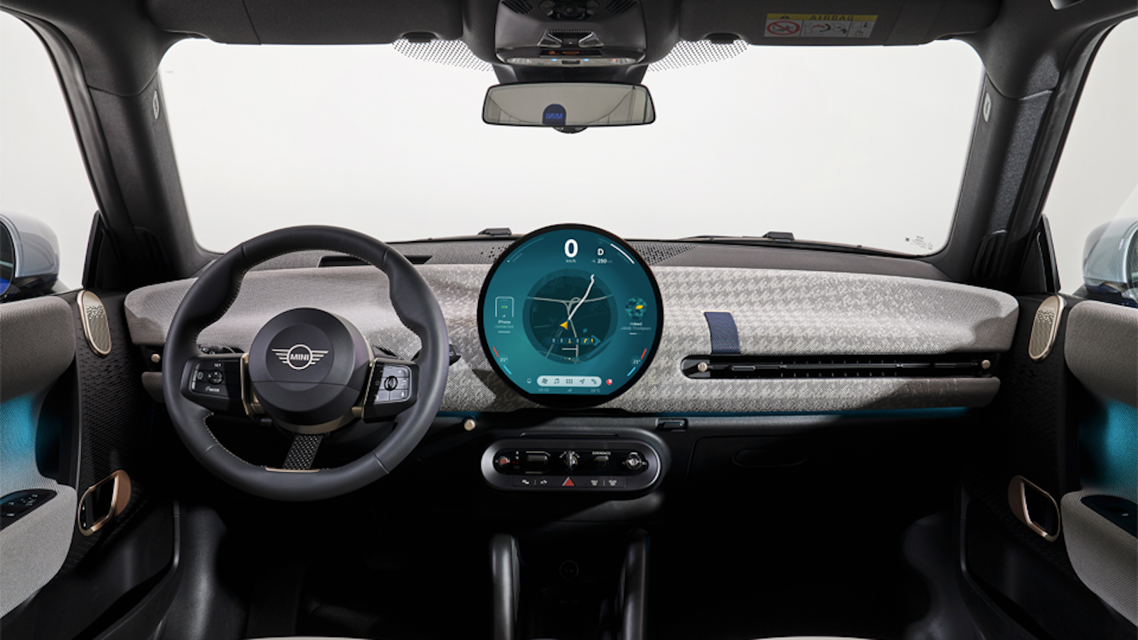 Mini Electric dashboard with digital display